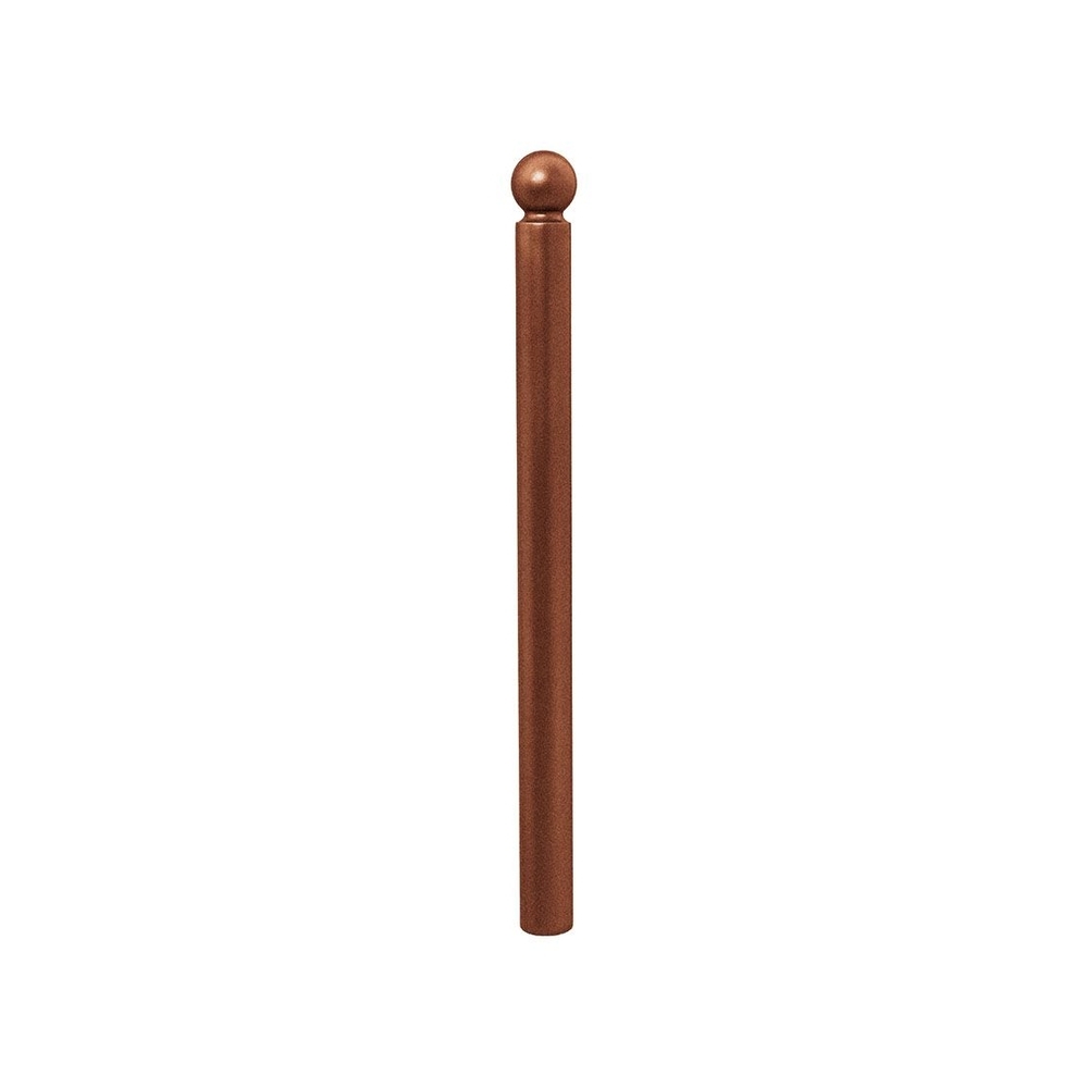 Potelet Boule Ligne Province Ø76mm Aspect Corten - PROCITY - 206402.S025