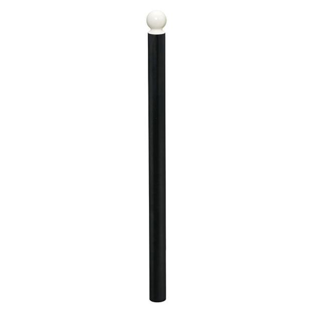Potelet Boule haute visibilité RAL9005 - RAL9010 Ø76mm - PROCITY - 206407.9005.9010