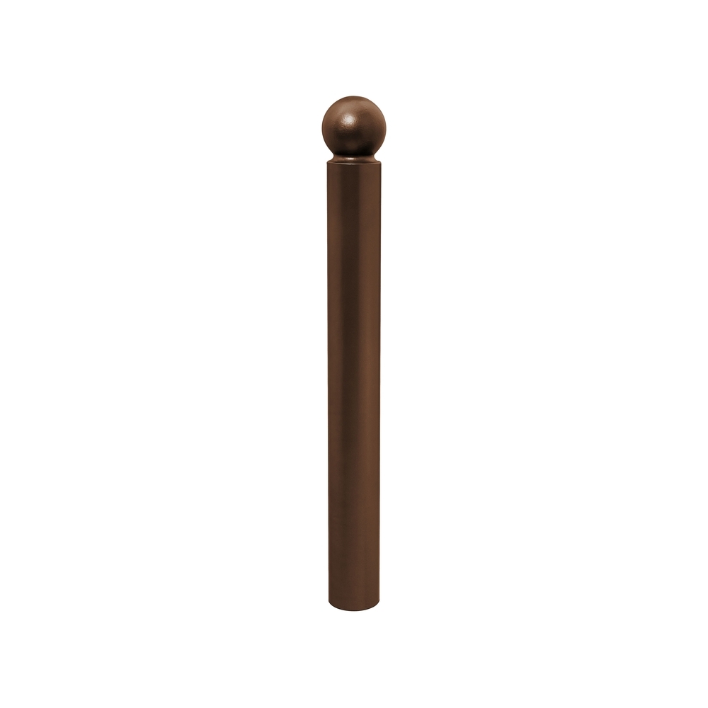 Potelet Boule Ligne Province Ø114mm RAL8017 - PROCITY - 206496.8017