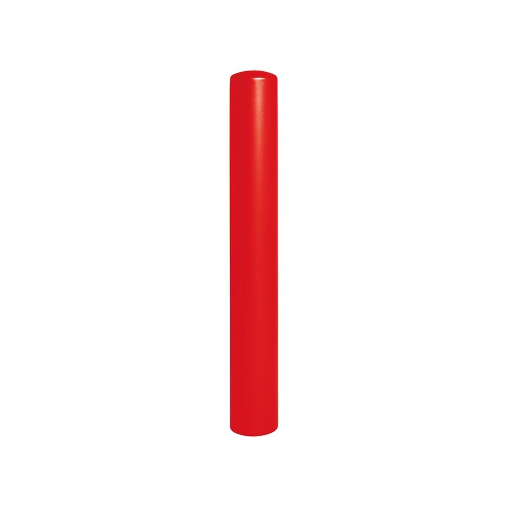 Borne anti-bélier RAL3020 - Pommeau couvercle - Peint sur zinc Ø160mm - PROCITY - 206516.3020