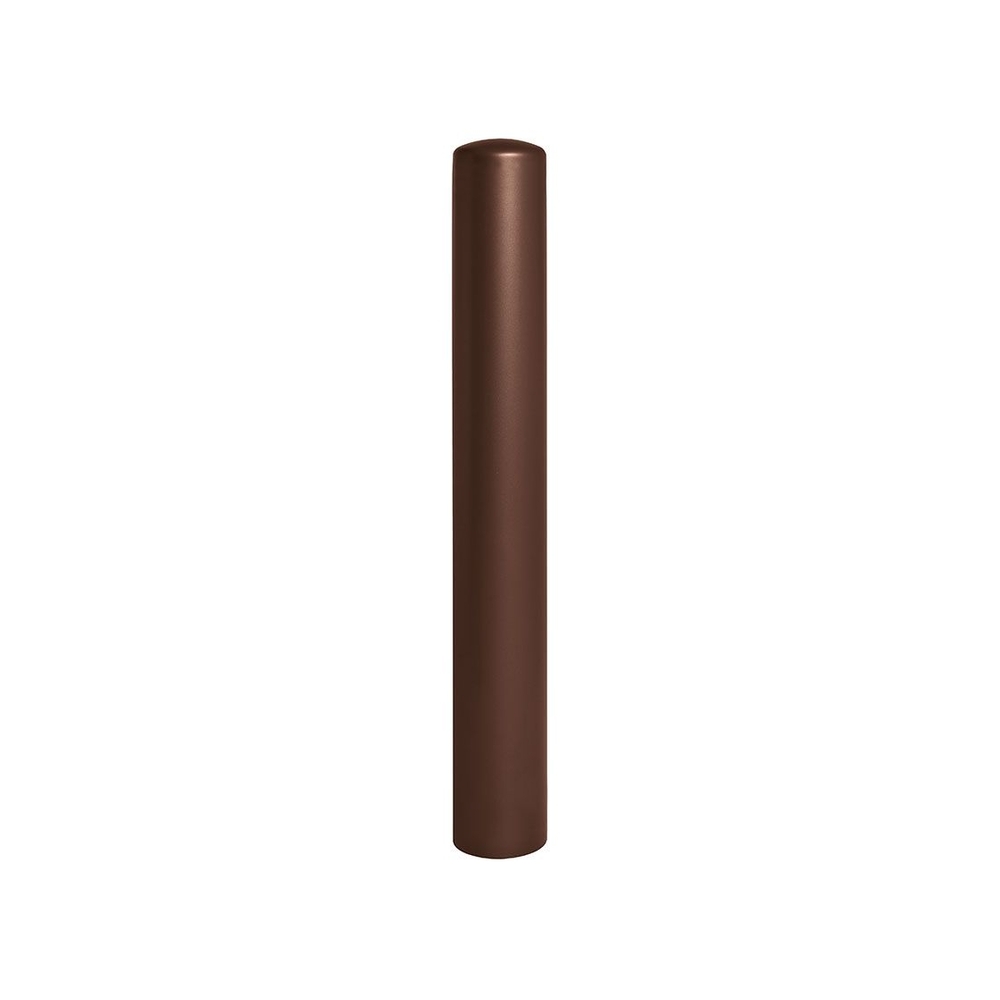 Borne anti-bélier RAL8017 - Pommeau couvercle - Peint sur zinc Ø160mm - PROCITY - 206516.8017