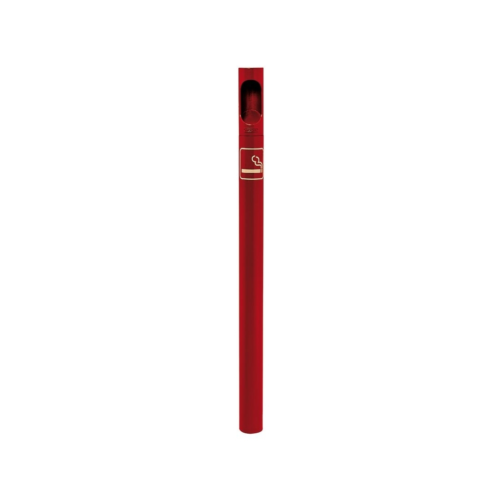 Potelet - cigarette RAL3004 - Potelet sur fourreau à sceller - PROCITY - 206580.3004