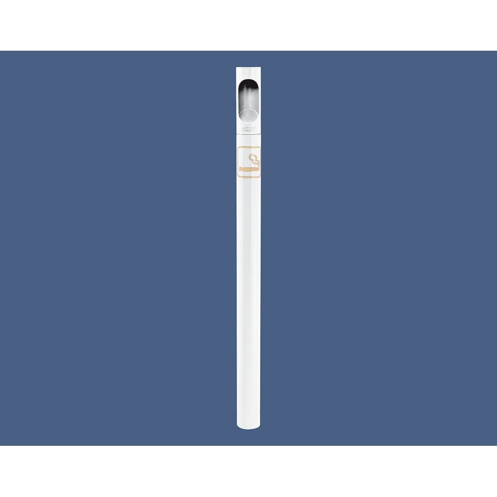 Potelet - cigarette RAL9010 - Potelet sur fourreau à sceller - PROCITY - 206580.9010