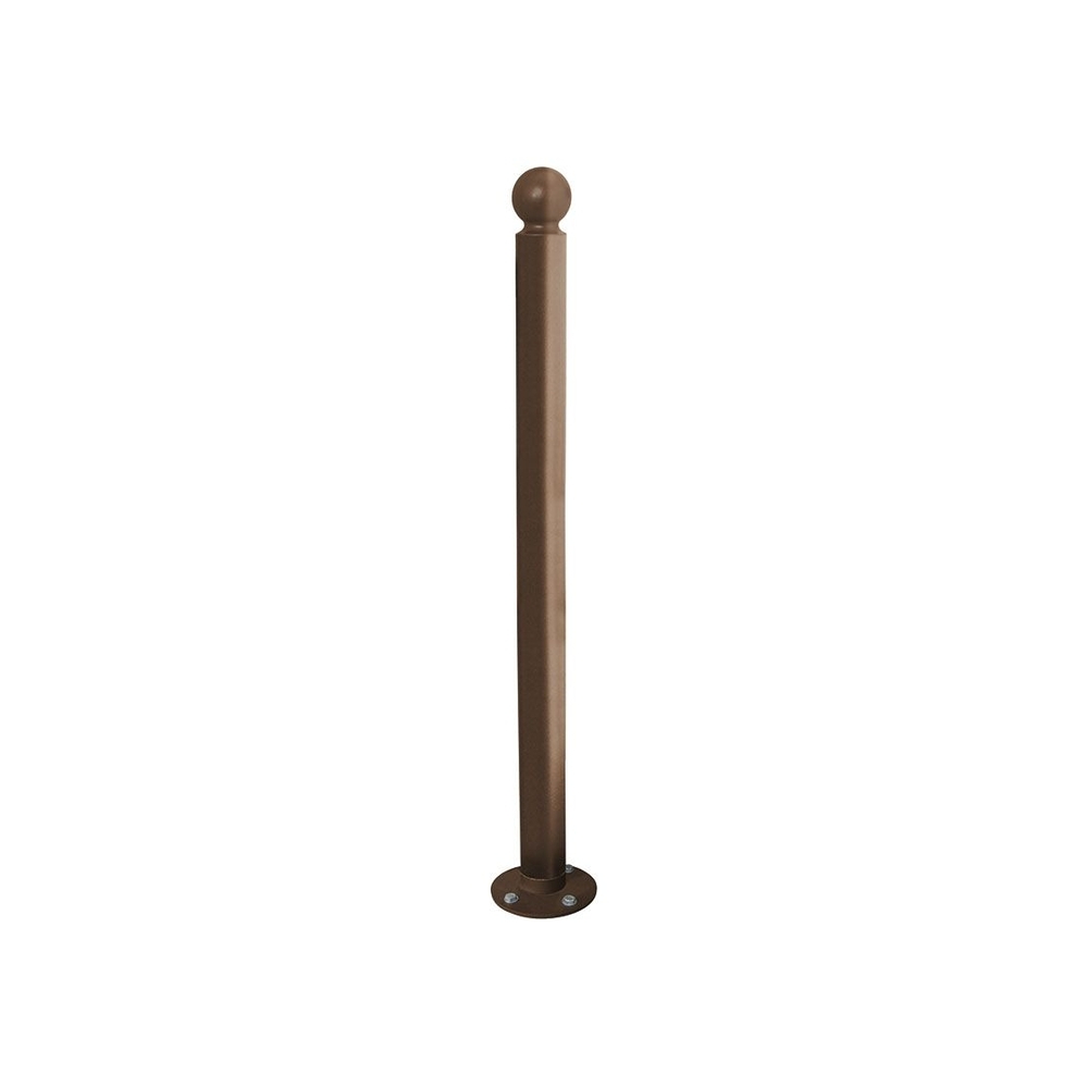 Potelet inclinable Amortichoc Boule RAL8017 - PROCITY - 206631.8017