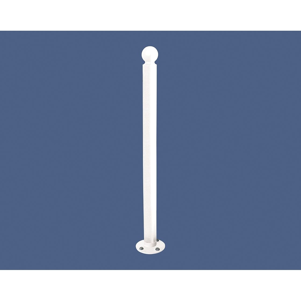 Potelet inclinable Amortichoc Boule RAL9010 - PROCITY - 206631.9010