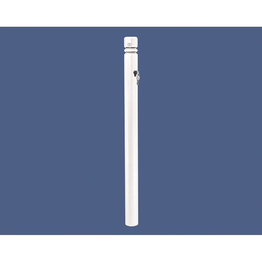 Potelet Amovible Primabloc City RAL9010 - 3 clés identiques - PROCITY - 206645.9010