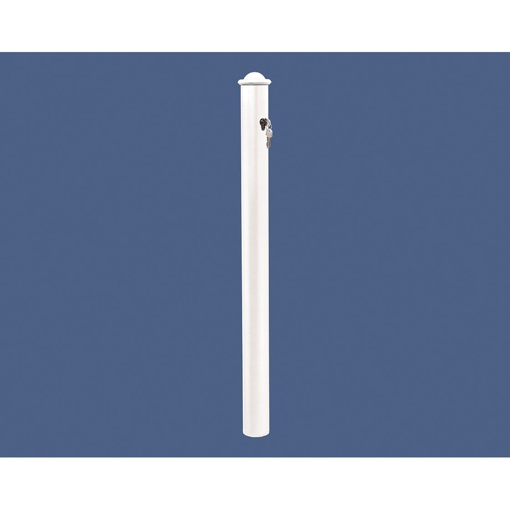 Potelet Amovible Primabloc Agora RAL9010 - 3 clés identiques - PROCITY - 206647.9010
