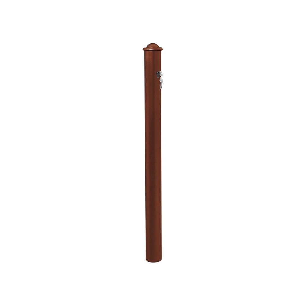 Potelet Amovible Primabloc Agora Aspect Corten - 3 clés identiques - PROCITY - 206647.S025