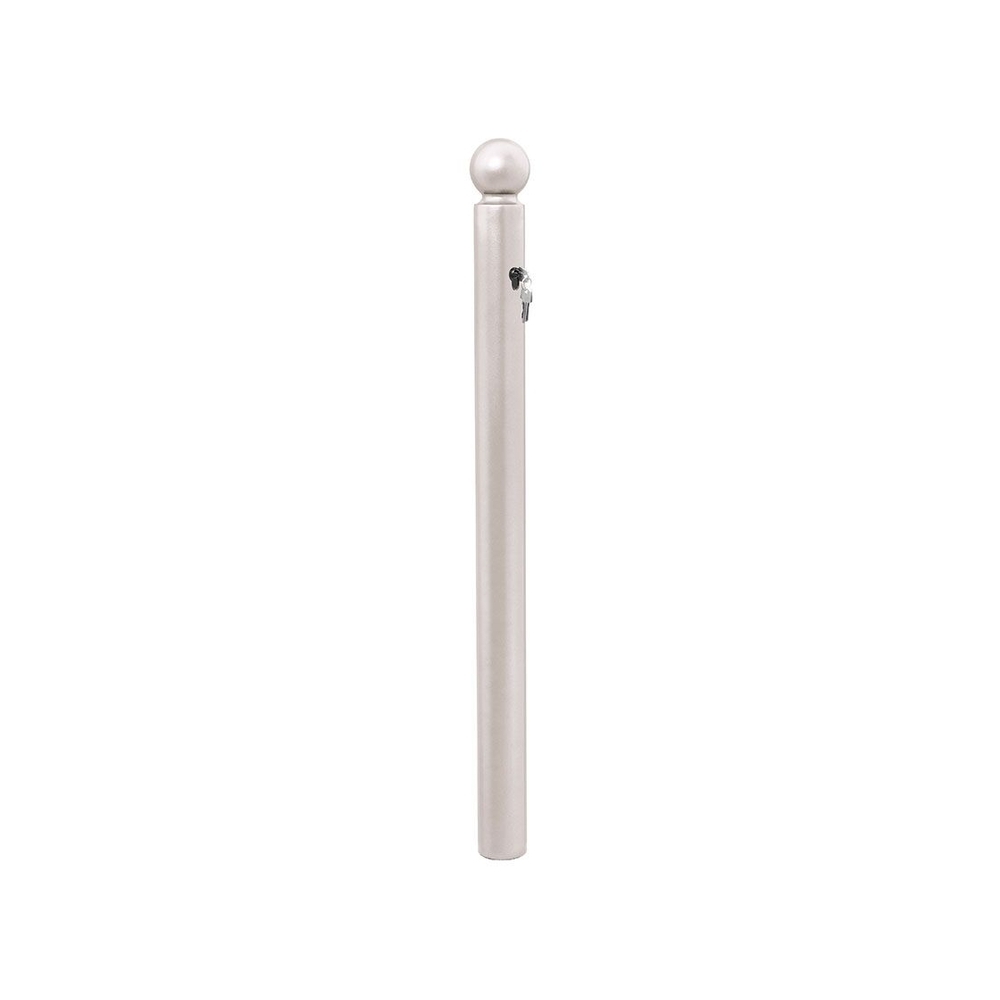 Potelet Amovible Primabloc Boule RAL7044 - 3 clés identiques - PROCITY - 206665.7044