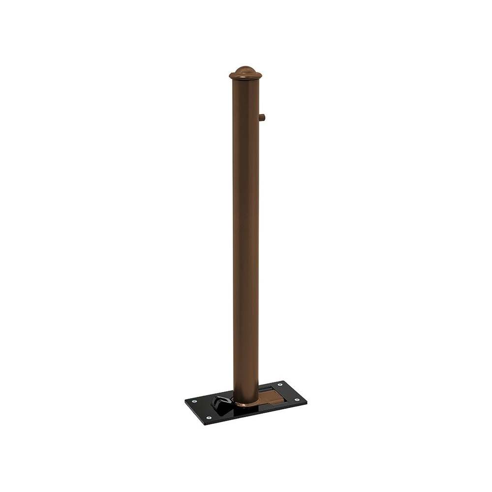 Potelet rabattable Solibloc Agora RAL8017 Ø76mm - PROCITY - 206675.8017