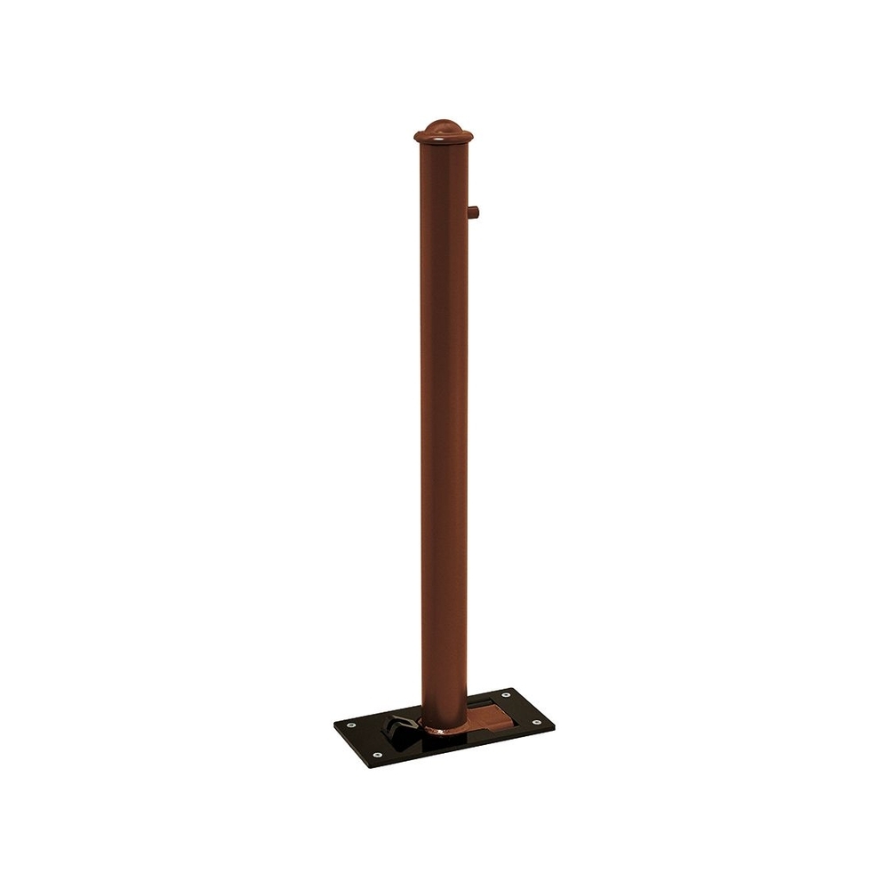 Potelet rabattable Solibloc Agora Aspect Corten Ø76mm - PROCITY - 206675.S025