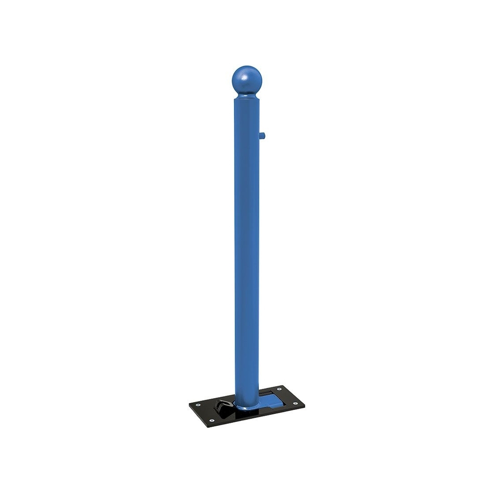 Potelet rabattable Solibloc Boule RAL5010 Ø76mm - PROCITY - 206676.5010