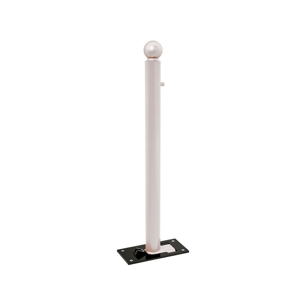 Potelet rabattable Solibloc Boule RAL7044 Ø76mm - PROCITY - 206676.7044