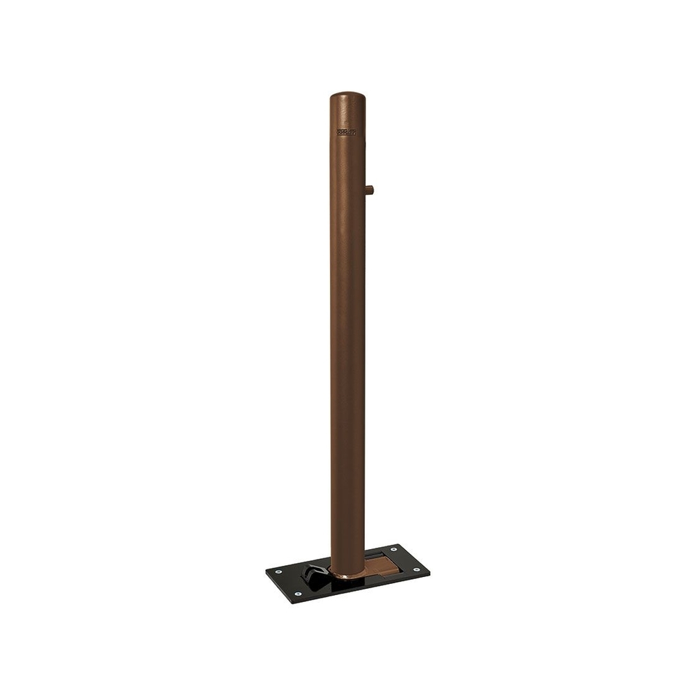 Potelet rabattable Solibloc Carrefour RAL8017 Ø76mm - PROCITY - 206689.8017