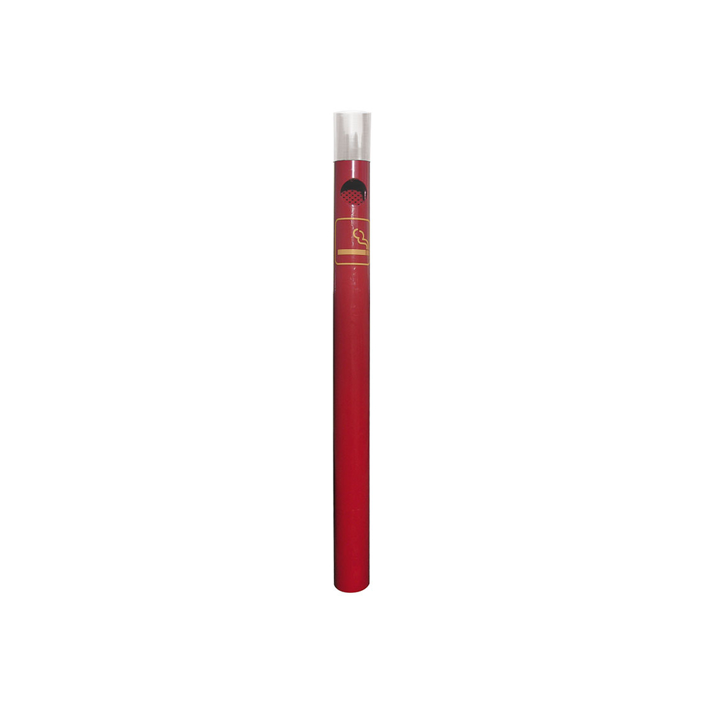 Potelet - Cendrier Inox brossé RAL3004 - PROCITY - 206773.3004