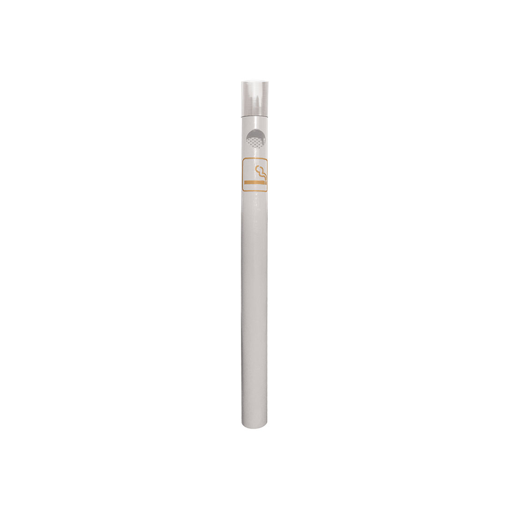 Potelet - Cendrier Inox brossé RAL7044 - PROCITY - 206773.7044