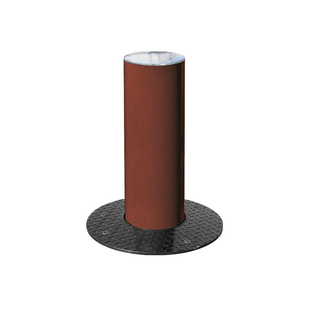 Borne rétractable Inox brossé Aspect Corten Ø220mm - PROCITY - 206781.S025
