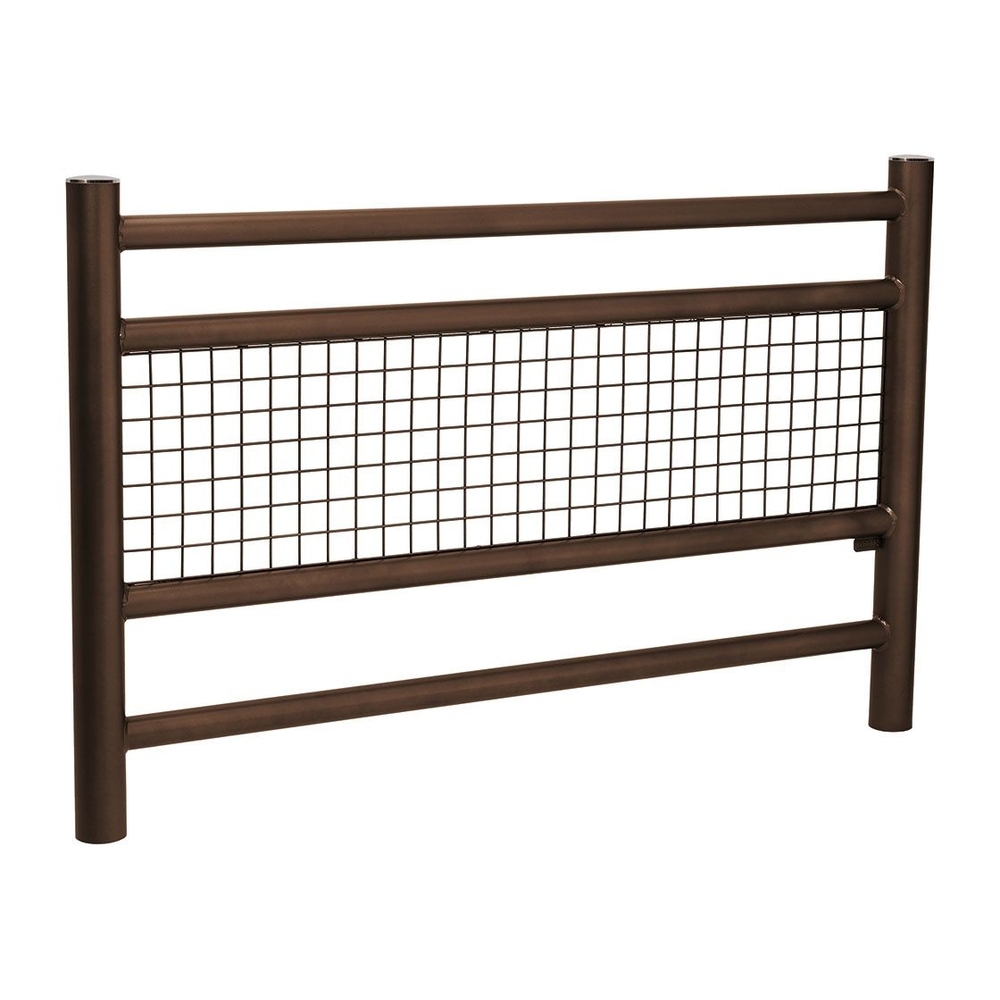 Barrière Linea Inox brossé RAL8017 - PROCITY - 206806.8017