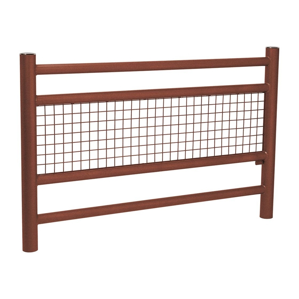 Barrière Linea Inox brossé Aspect Corten - PROCITY - 206806.S025
