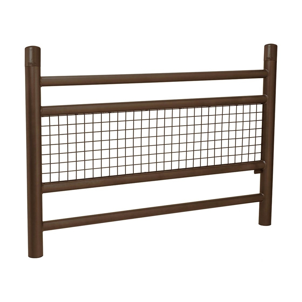 Barrière Spéciale Ecole Linea RAL8017 - Grillagée - PROCITY - 206808.8017