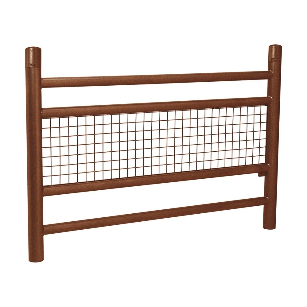 Barrière Spéciale Ecole Linea Aspect Corten - Grillagée - PROCITY - 206808.S025