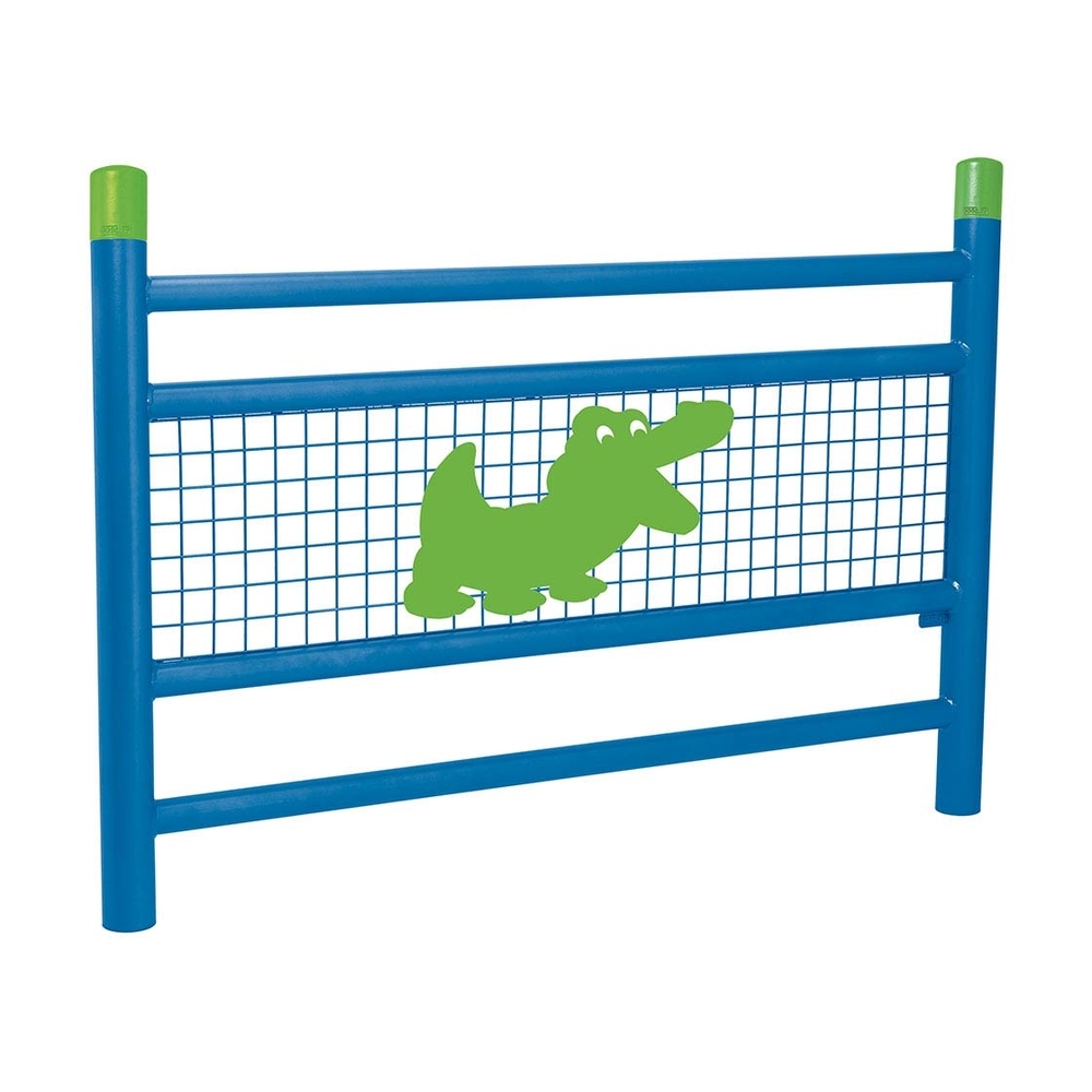 Barrière Spéciale Ecole Linea RAL5010 - Animation Croco - PROCITY - 206816.5010