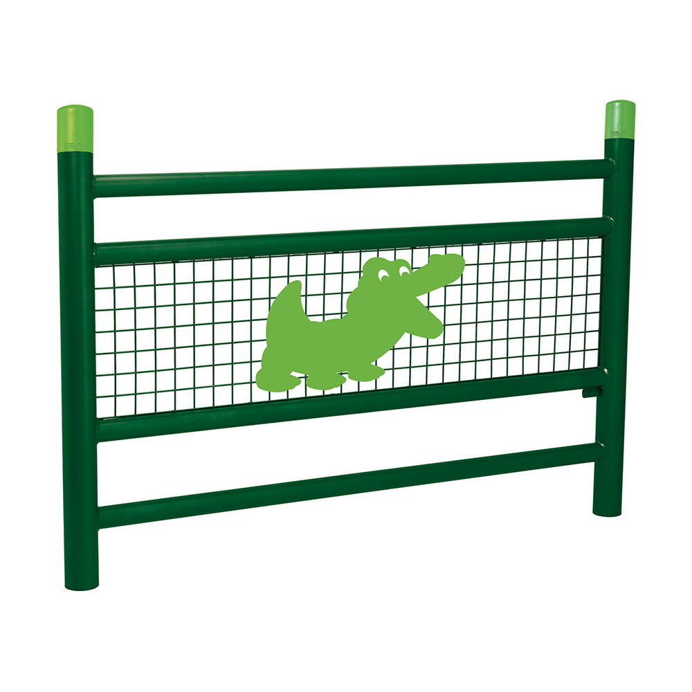 Barrière Spéciale Ecole Linea RAL6005 - Animation Croco - PROCITY - 206816.6005