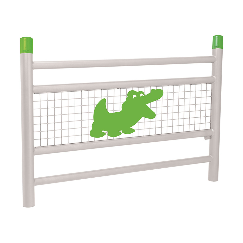 Barrière Spéciale Ecole Linea RAL7044 - Animation Croco - PROCITY - 206816.7044