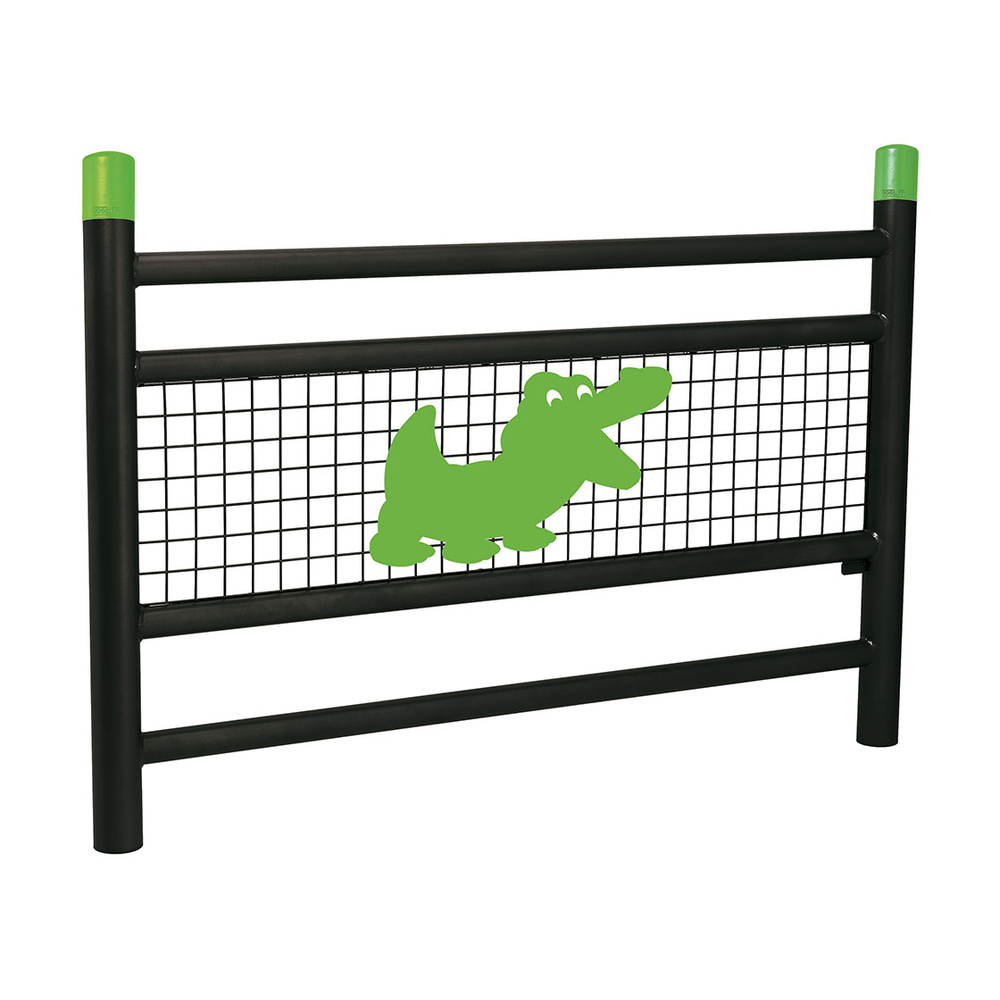 Barrière Spéciale Ecole Linea RAL9005 - Animation Croco - PROCITY - 206816.9005