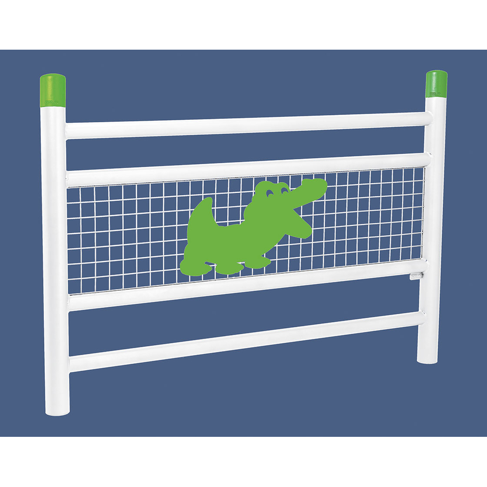 Barrière Spéciale Ecole Linea RAL9010 - Animation Croco - PROCITY - 206816.9010