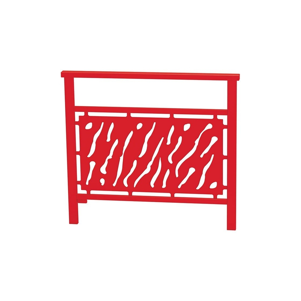 Barrière main courante Venise RAL3020 - 1000mm - Tôle découpée - PROCITY - 206820.3020