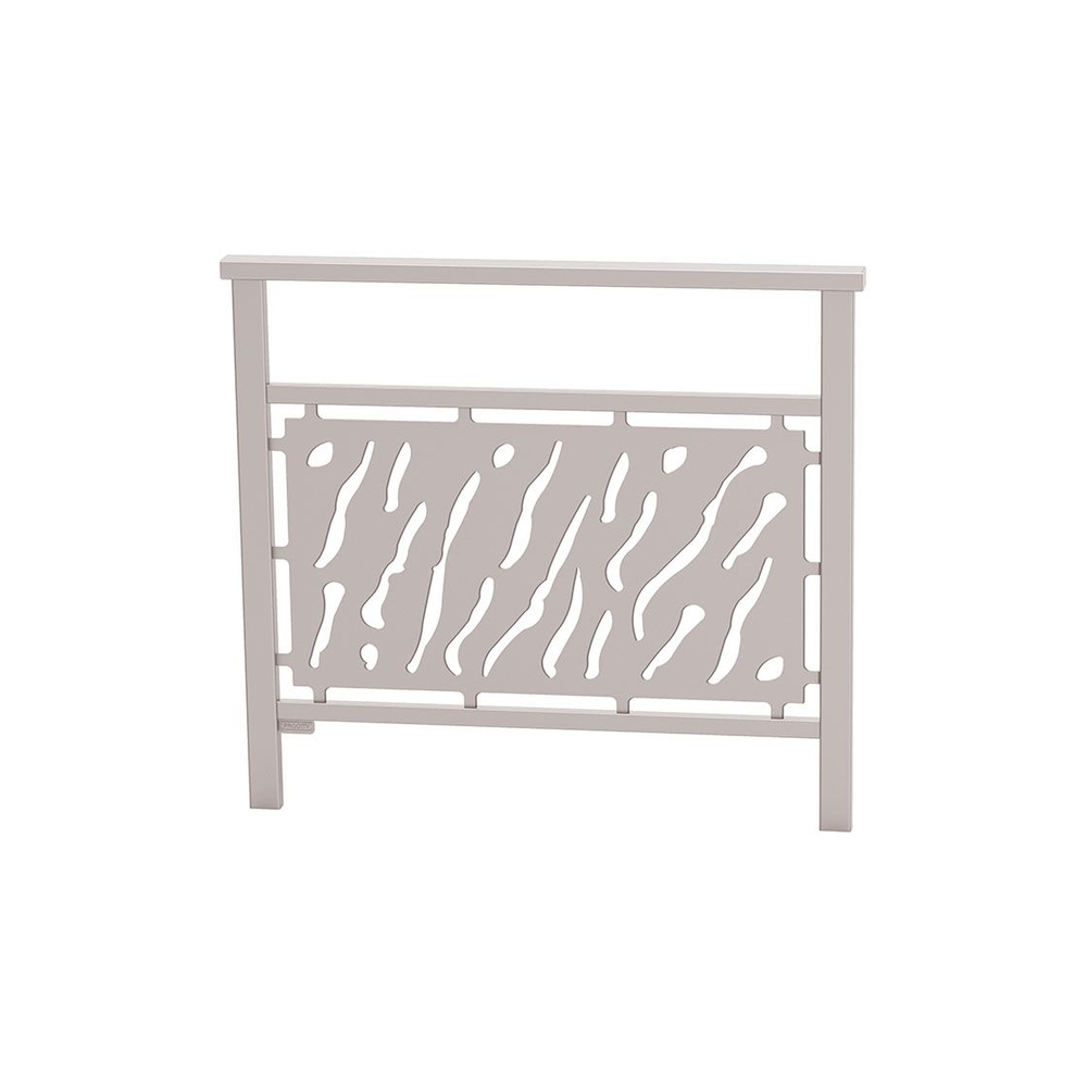 Barrière main courante Venise RAL7044 - 1000mm - Tôle découpée - PROCITY - 206820.7044