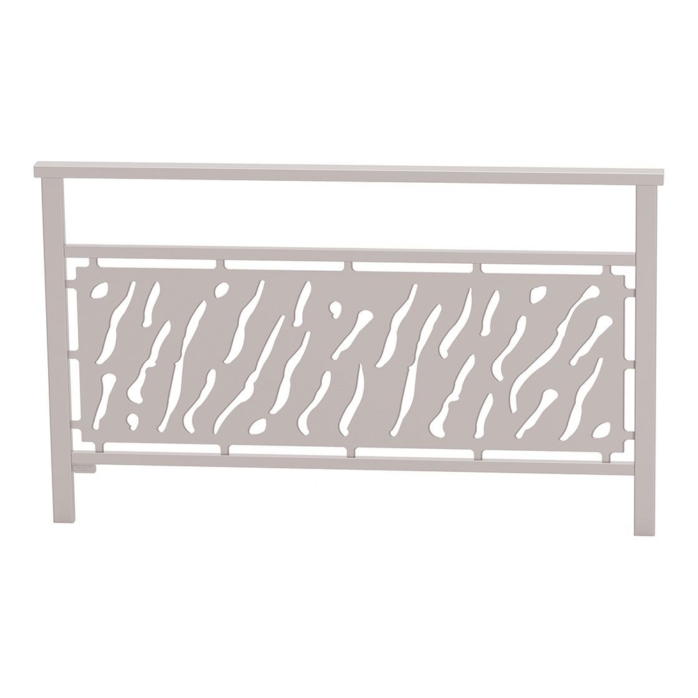 Barrière main courante Venise RAL7044 - 1500mm - Tôle découpée - PROCITY - 206821.7044