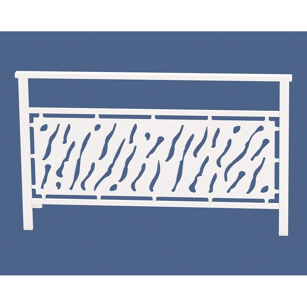 Barrière main courante Venise RAL9010 - 1500mm - Tôle découpée - PROCITY - 206821.9010