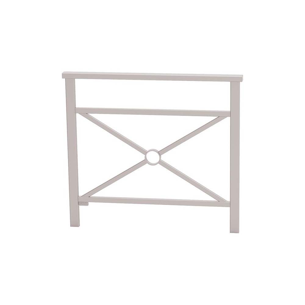Barrière main courante Venise RAL7044 - 1000mm - Simple croix - PROCITY - 206825.7044