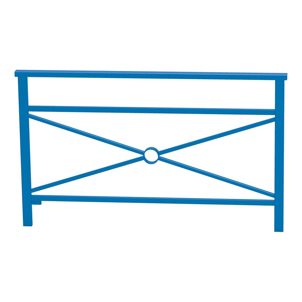 Barrière main courante Venise RAL5010 - 1500mm - Simple croix - PROCITY - 206826.5010