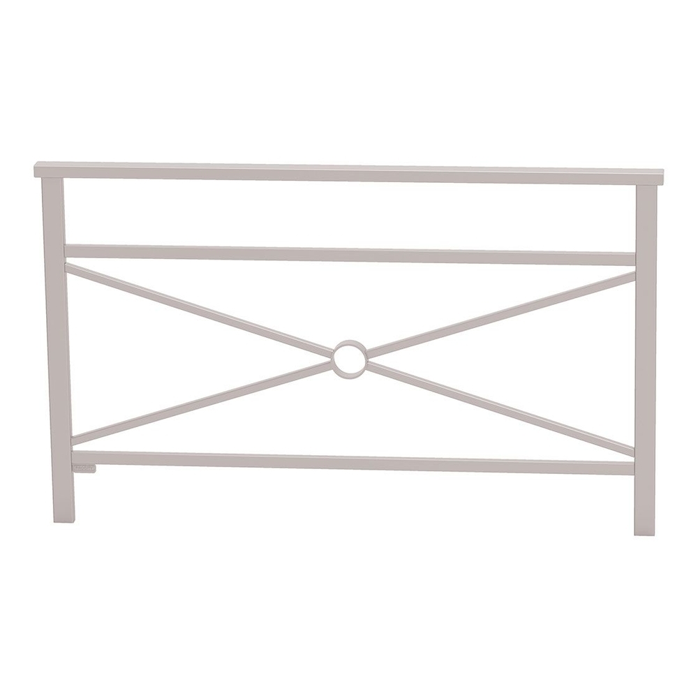 Barrière main courante Venise RAL7044 - 1500mm - Simple croix - PROCITY - 206826.7044