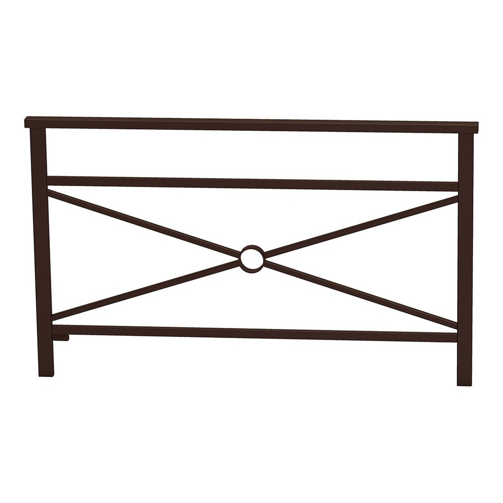 Barrière main courante Venise RAL8017 - 1500mm - Simple croix - PROCITY - 206826.8017