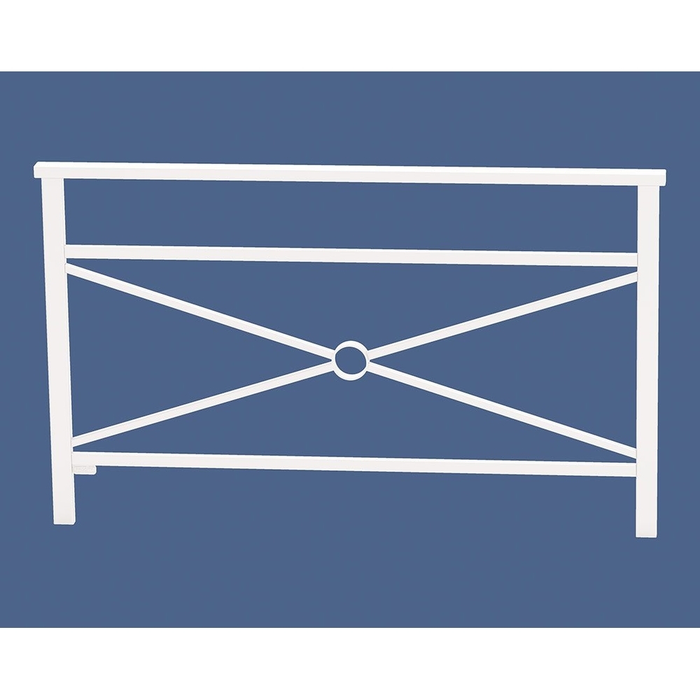 Barrière main courante Venise RAL9010 - 1500mm - Simple croix - PROCITY - 206826.9010