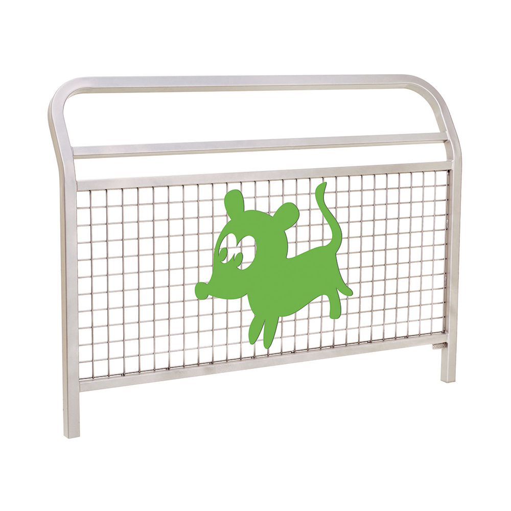 Barrière Spéciale Ecole Conviviale RAL7044 - Animation Le chien - PROCITY - 206965.7044