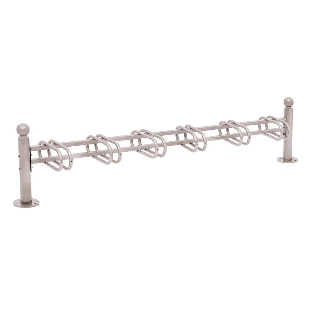 Support cycles Province Boule RAL7044 - 6 places - simple face - PROCITY - 207311.7044