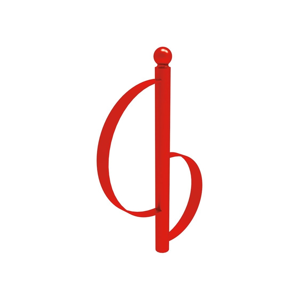 Appui vélos Province Classique Boule RAL3020 - PROCITY - 207392.3020