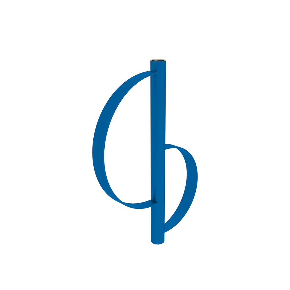 Appui vélos Province Classique Inox brossé RAL5010 - PROCITY - 207395.5010