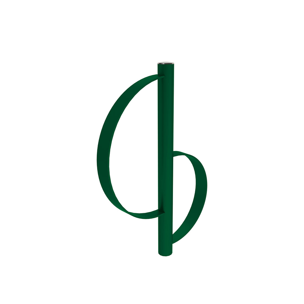 Appui vélos Province Classique Inox brossé RAL6005 - PROCITY - 207395.6005