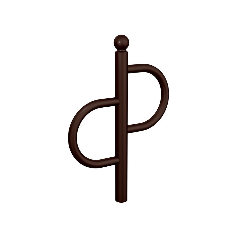 Appui vélos Province Tradition Boule RAL8017 - PROCITY - 207403.8017