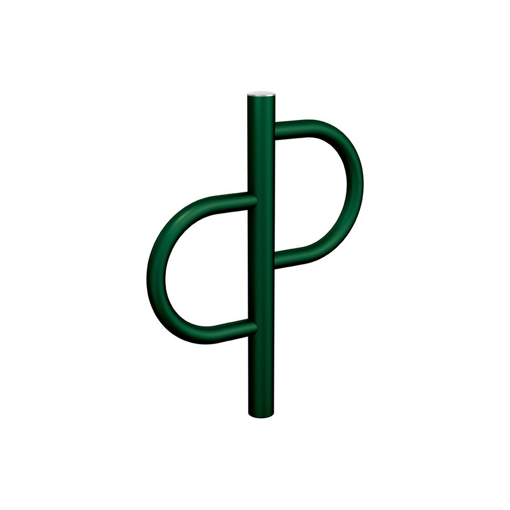 Appui vélos Province Tradition Inox Brossé RAL6005 - PROCITY - 207405.6005