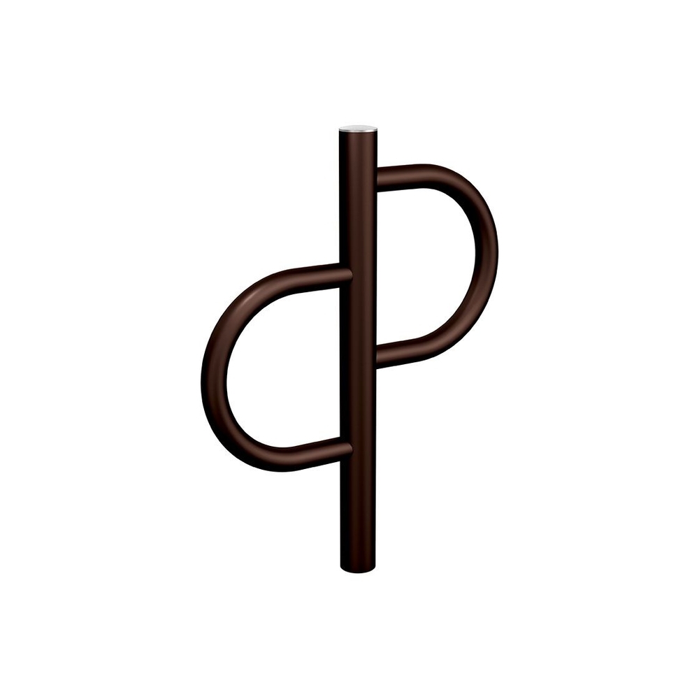 Appui vélos Province Tradition Inox Brossé RAL8017 - PROCITY - 207405.8017