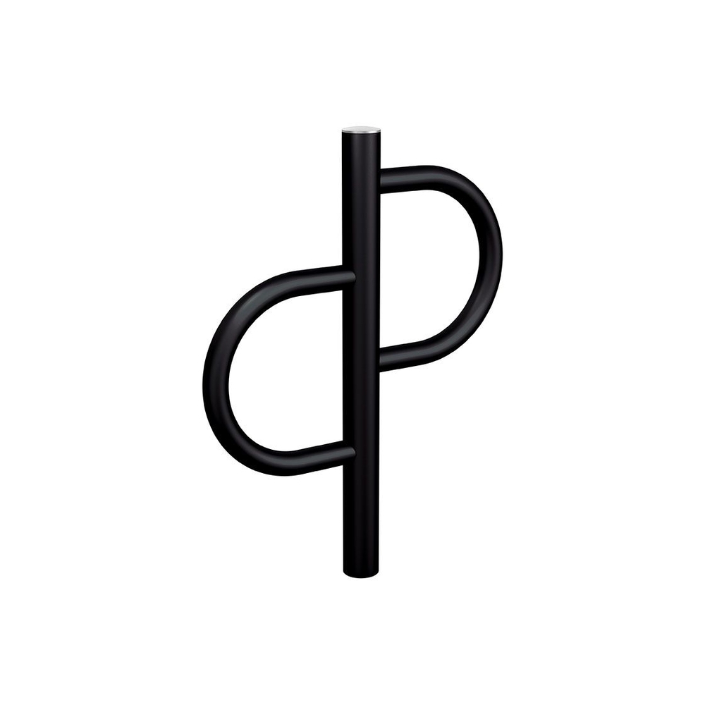 Appui vélos Province Tradition Inox Brossé RAL9005 - PROCITY - 207405.9005