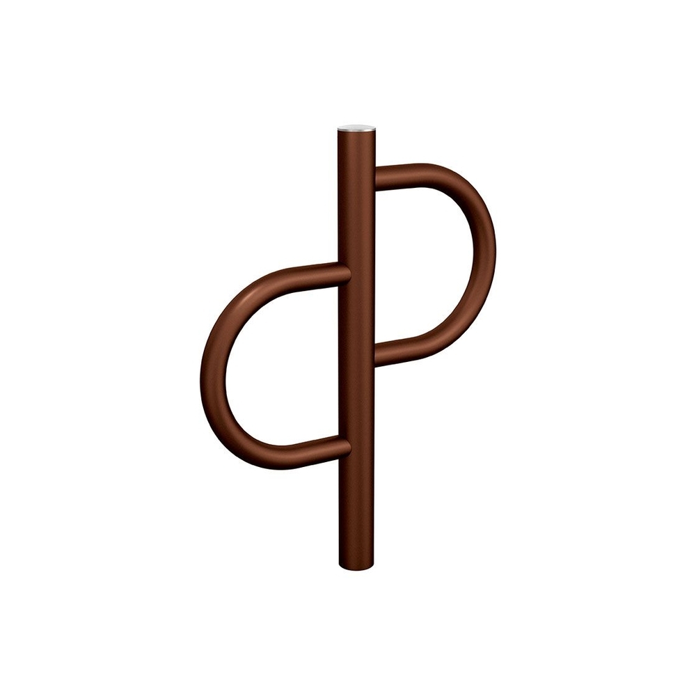 Appui vélos Province Tradition Inox Brossé Aspect Corten - PROCITY - 207405.S025