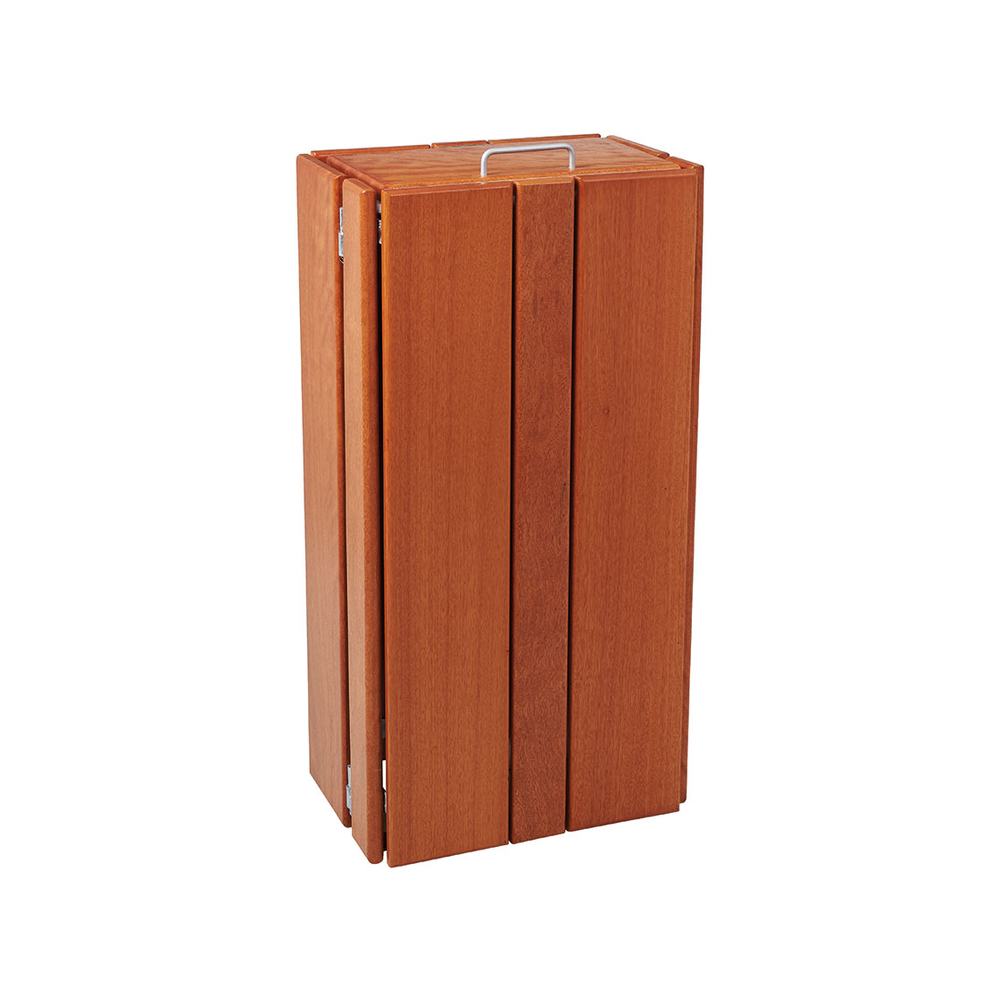 Corbeille Séville rectangulaire 100 litres lasuré chêne clair - PROCITY - 208067.CHEC